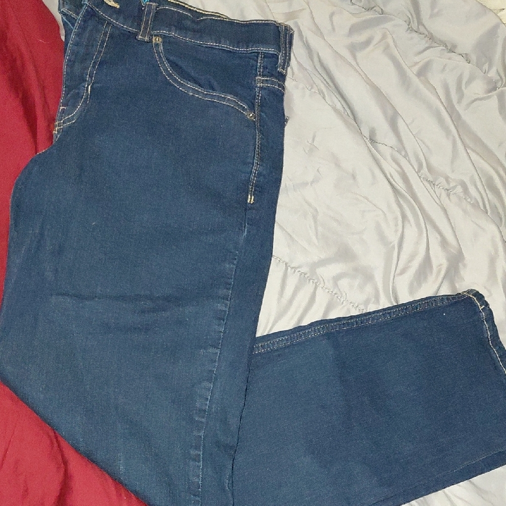 Classic Blue Women's Straight Leg Jeans